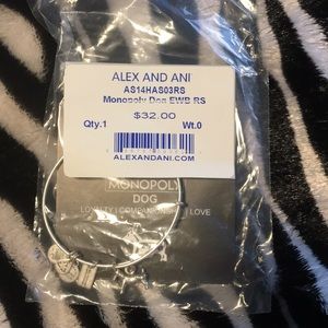 Alex & Ani Bracelet with Dog Charm